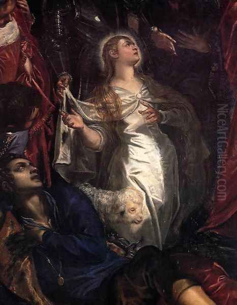 The Miracle of St Agnes (detail) - view 1