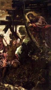 The Temptation of Christ 2 by Jacopo Tintoretto (Robusti)