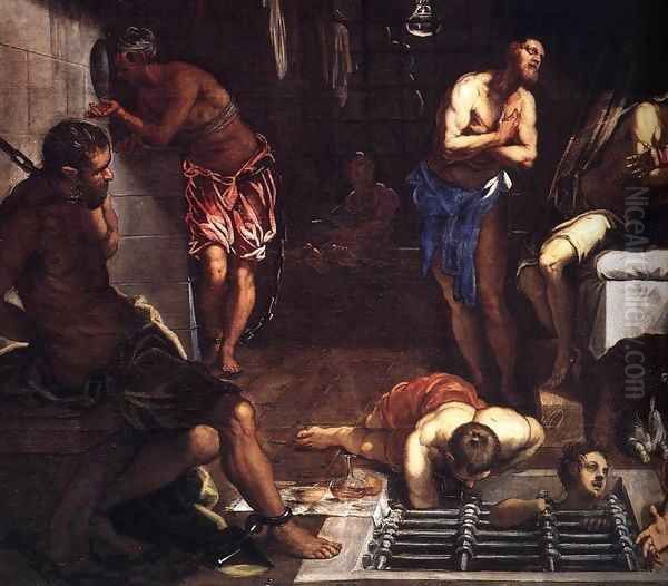 St Roch in Prison Visited by an Angel (detail) - view 1