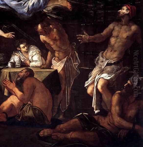 St Roch in Prison Visited by an Angel (detail) 3 - view 1