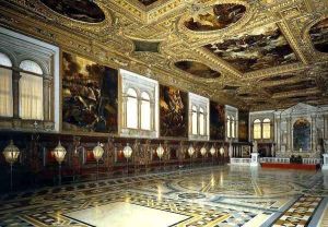 View of the Sala Superiore 2 by Jacopo Tintoretto (Robusti)