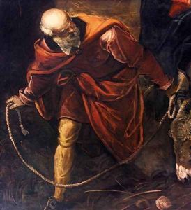 The Flight into Egypt (detail) 2 by Jacopo Tintoretto (Robusti)