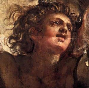 The Temptation of Christ (detail) by Jacopo Tintoretto (Robusti)