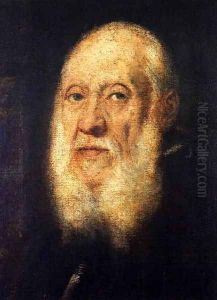 Portrait of Jacopo Sansovino 3 by Jacopo Tintoretto (Robusti)