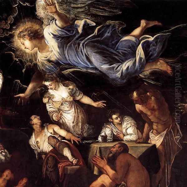 St Roch in Prison Visited by an Angel (detail) 2 - view 1