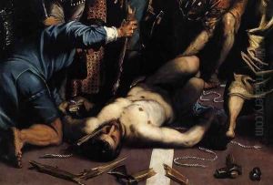 The Miracle of St Mark Freeing the Slave (detail) by Jacopo Tintoretto (Robusti)
