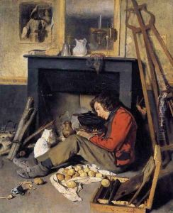 Studio Interior 1845 by Octave Tassaert