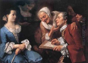 The Sitting 1754 by Gaspare Traversi