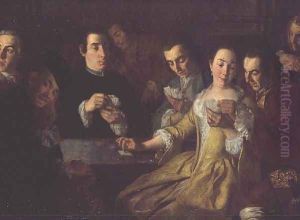 The Card Party by Gaspare Traversi