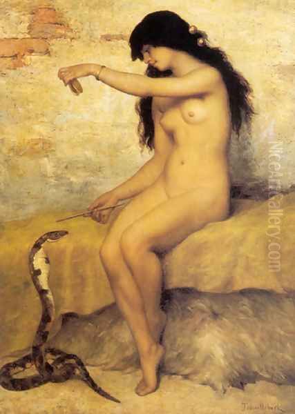 The Nude Snake Charmer - view 1