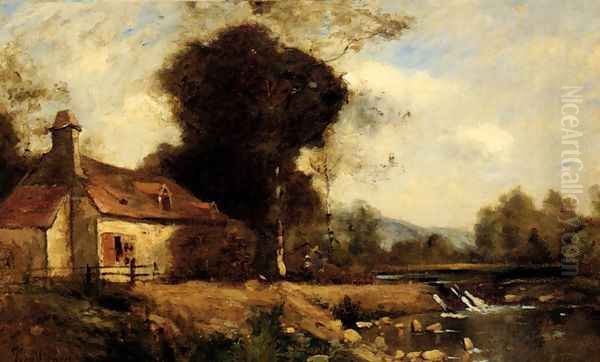 A Cottage By A Stream - view 1