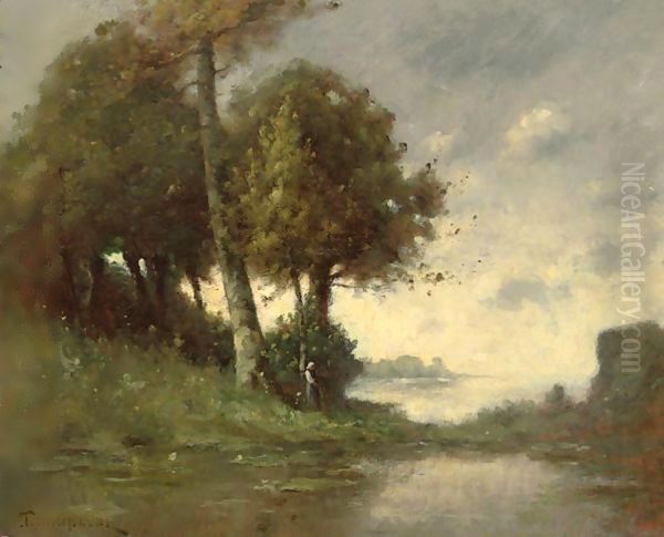Banks Of The Marne Near Angers - view 1