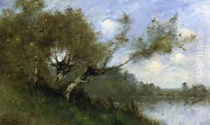 Fishermen by the Banks of the River