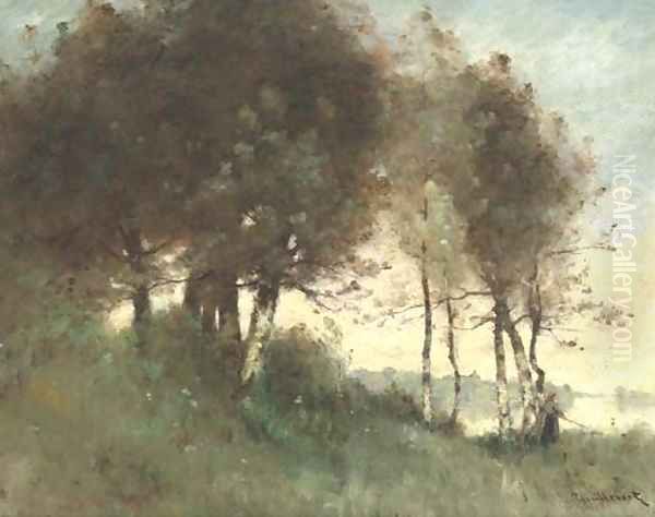 Au bord d'une mare dans la foret - view 1