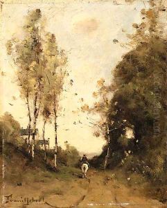 Returning home on horseback