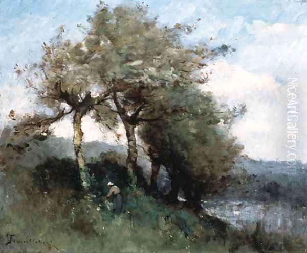 Paysage avec femme - view 1