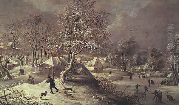 The Old Village under Snow - view 1
