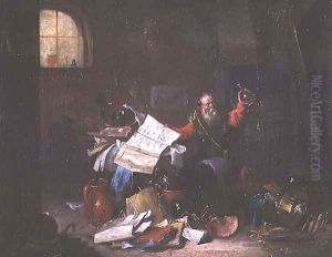 The Alchemist by David The Elder Teniers
