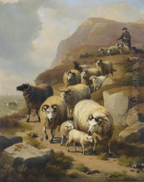 A Shepherd And His Flock - view 1