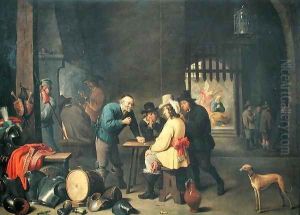 The Guard Room by David The Elder Teniers