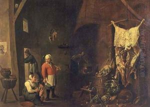 The Interior of a Rustic House, c.1640 by David The Elder Teniers