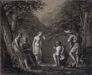 Et In Arcadia Ego by Eugene Joseph Verboeckhoven