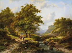 Flusslandschaft Mitschafherde