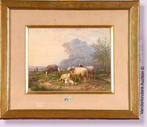 Et Son Troupeau En Prairie