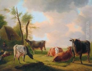 Tierherde Auf Der Weide