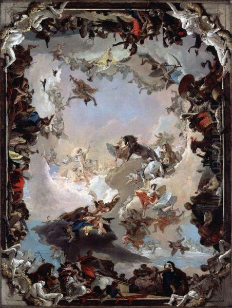Allegory of the Planets and Continents 1752 by Giovanni Battista Tiepolo