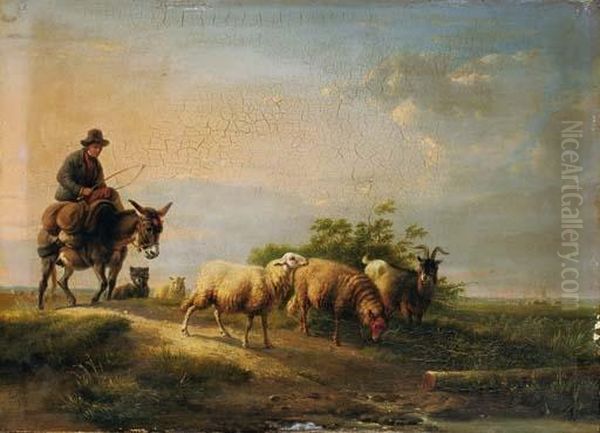 A Shepherd And His Flock - view 1