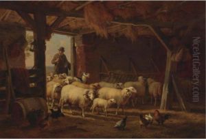 The Return Of The Flock by Eugene Joseph Verboeckhoven