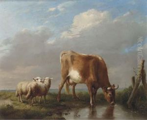 Awaiting Their Turn by Eugene Joseph Verboeckhoven