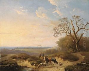 On The Road To Market by Eugene Joseph Verboeckhoven