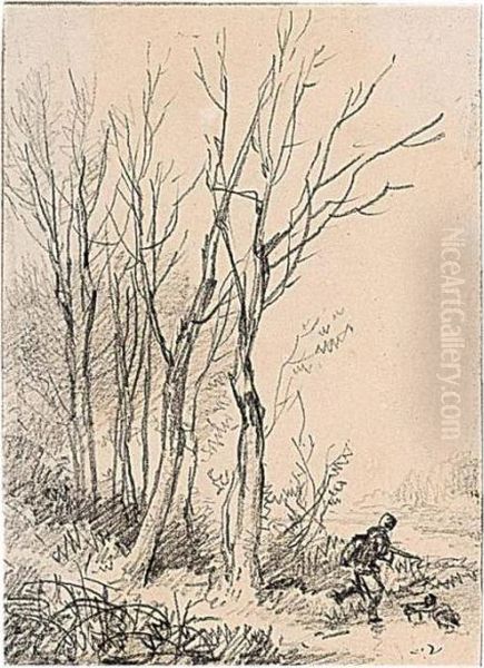 Landscape With A Hunter - view 1