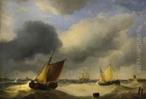 Voiliers Dans La Tempete