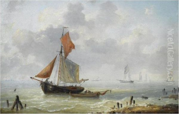 Shipping Off The Coast - view 1