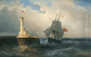 Le Phare by Louis Verboeckhoven