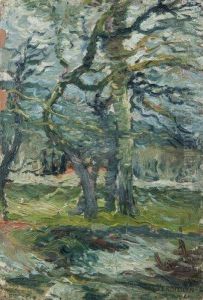 Paysage Aux Grands Arbres
