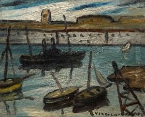 Le Port De Marseille by Louis-Mathieu Verdilhan