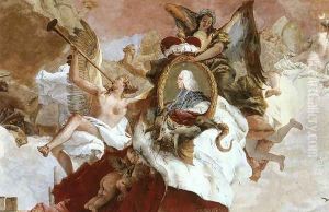 Apollo and the Continents (detail-2) 1752-53