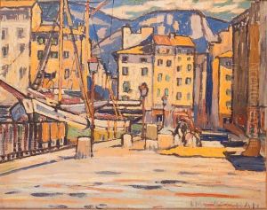 Le Port De Toulon by Louis-Mathieu Verdilhan