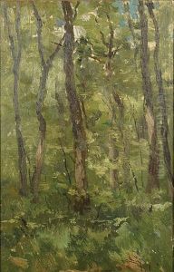 Bosgezicht. by Isidore Verheyden