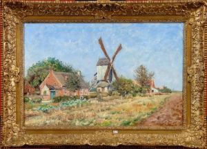 Paysage Anime Au Moulin A Vent Paysage Anime Au Moulin A Vent