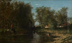 La Journee De Peche by Isidore Verheyden