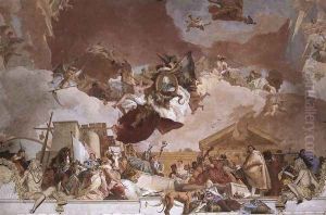 Apollo and the Continents (Europe, overall view) 1752-53