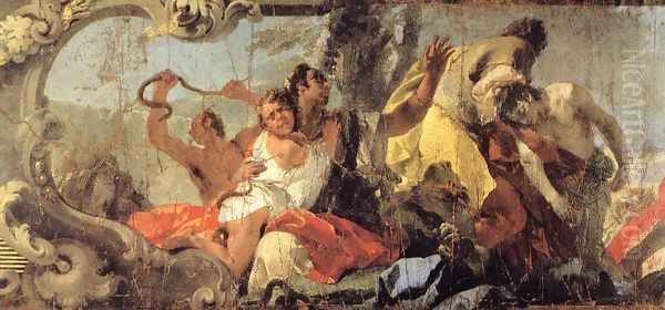 The Scourge of the Serpents (detail) 1732-35 - view 1