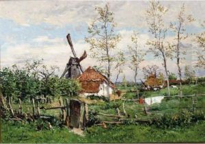 Paysage Au Moulin Paysage Au Moulin