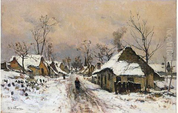 Hiver A Hoeylaert (1891) - view 1