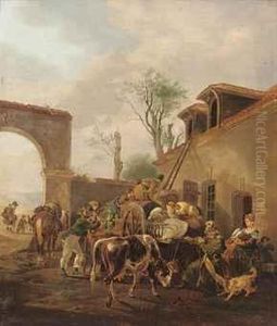 Moving House by Albertus Verhoesen